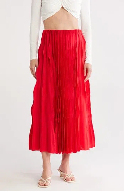 Cult Gaia Jaylin Skirt In Red