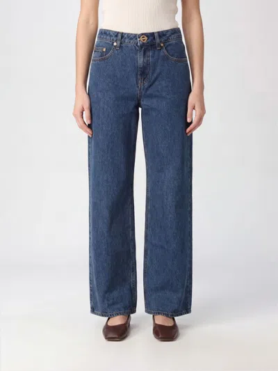 Cult Gaia Jeans Woman In Blue