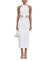 Cult Gaia Jena Knit Cutout Dress In White