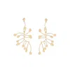 Cult Gaia Ilaria Gold-tone Branch Earrings In Gold