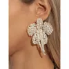 Cult Gaia Amina Imitation Pearl Flower Statement Earrings In Multi