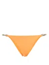 Cult Gaia Jocelyn Chain-detail Bikini Bottoms In Orange