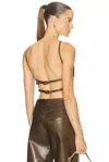 Cult Gaia Juji Top In Brown