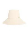 Cult Gaia Juliana Bucket Hat In Bleached Nude