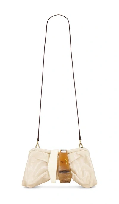 Cult Gaia Clutch Julita In White
