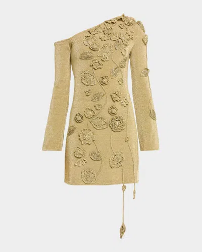 CULT GAIA KAELA FLORAL KNIT MINI DRESS
