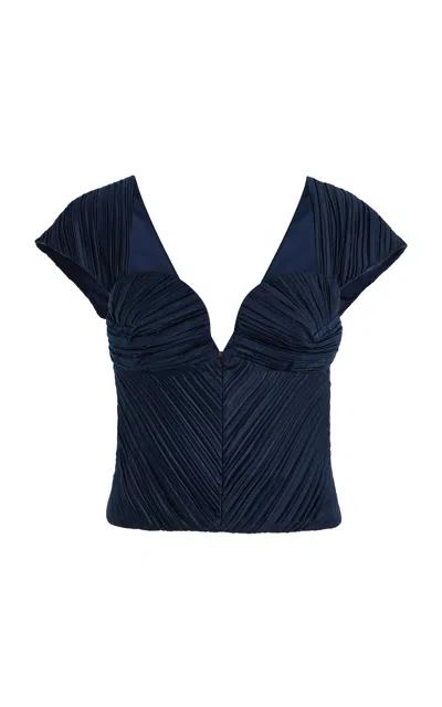 CULT GAIA KAITLIN PLISSE TOP