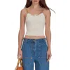 Cult Gaia Kassandra Chain Strap Camisole In White