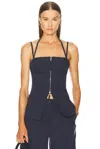 Cult Gaia Katella Top In Blue