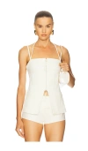 Cult Gaia Katella Top In White