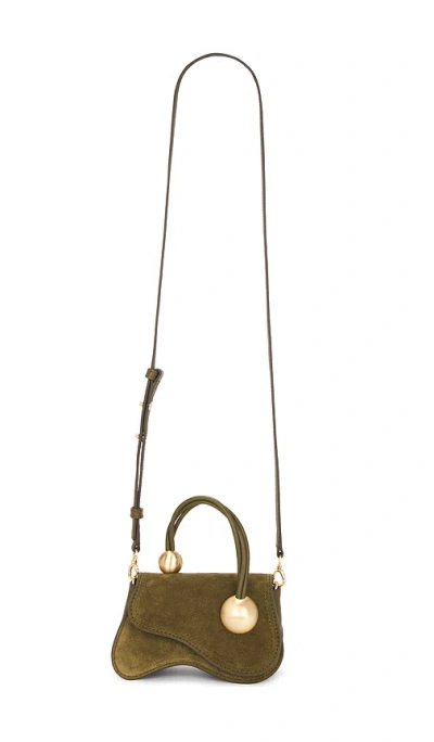 Cult Gaia Kazia Nano Crossbody Bag In Green