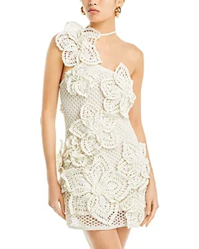 Cult Gaia Kendria Crochet Dress In White