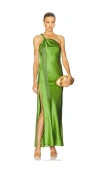 Cult Gaia Keya Gown In Green