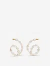 Cult Gaia Kiara Earrings In Pearl White