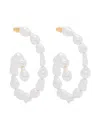 Cult Gaia Kiara Earrings In White