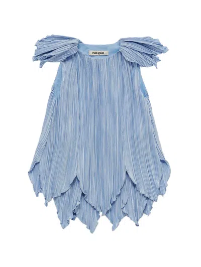 Cult Gaia Kids Petal Dress In Blue