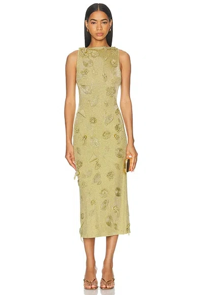 Cult Gaia Kivu Dress In Orange