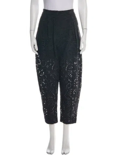 Pre-owned Cult Gaia Lace Pattern Wide Leg Pants In Multi