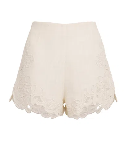 Cult Gaia Lace-trim Suni Shorts