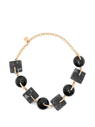 Cult Gaia Laguna Chain Chocker In Black