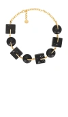Cult Gaia Laguna Stone Choker Necklace In Multi