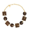 Cult Gaia Laguna Choker Necklace In Gold