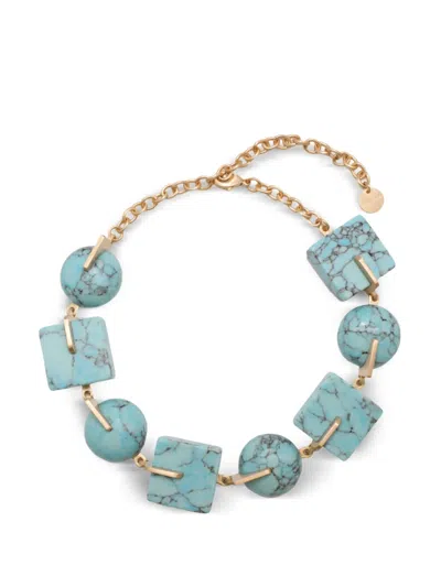 Cult Gaia Laguna Choker Necklace In Gold