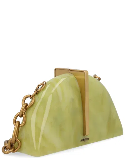 Cult Gaia Laguna Clutch In Green