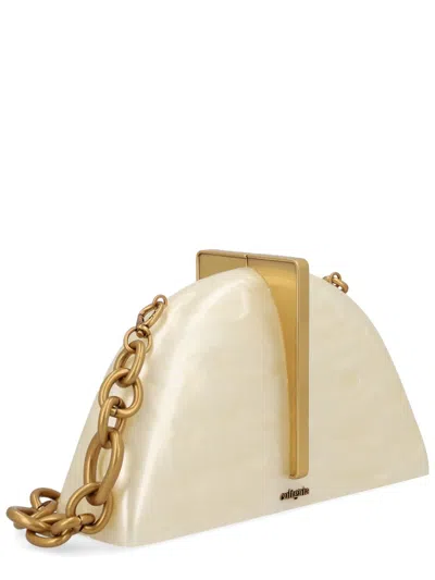 Cult Gaia Laguna Clutch In Ivory
