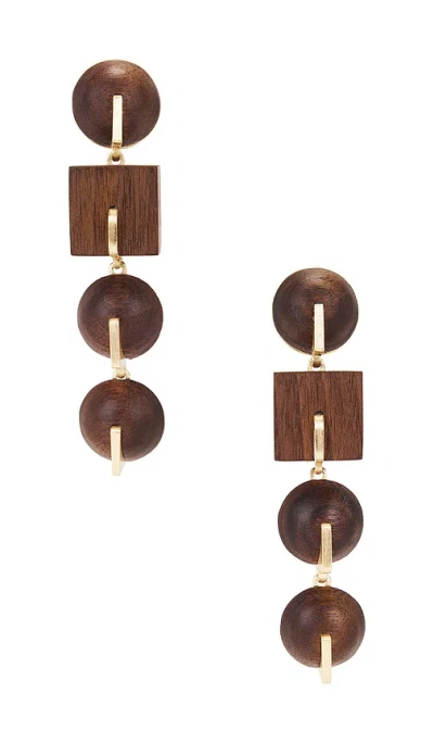 Cult Gaia Laguna Earring In Orange