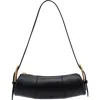 Cult Gaia Laina Leather Shoulder Bag In Black