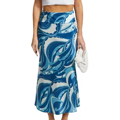 Cult Gaia Laith Skirt In Blue
