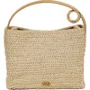 Cult Gaia Womens Natural Lalli Raffia Top-handle Bag In Natural