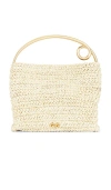 Shop Cult Gaia Lalli Top Handle Bag In 素色