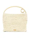 Cult Gaia Womens Natural Lalli Raffia Top-handle Bag In Natural