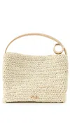 Cult Gaia Womens Natural Lalli Raffia Top-handle Bag In Natural
