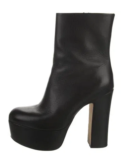 Pre-owned Cult Gaia Leather Boots In Black