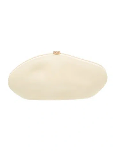 Pre-owned Cult Gaia Leather Minaudière In Yellow
