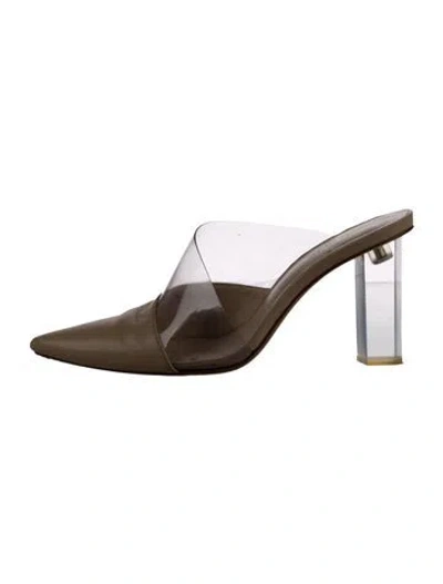 Pre-owned Cult Gaia Leather Mules