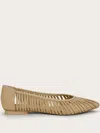 Cult Gaia Leena Ballerina Shoes In Neutrals