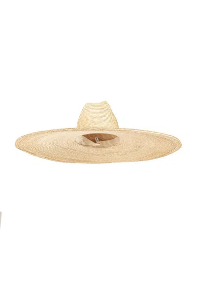 Cult Gaia Lena Sun Hat In Beige