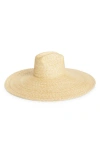 Cult Gaia Lena Wheat Straw Floppy Sun Hat In Natural
