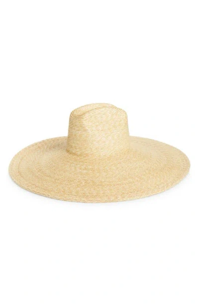 Cult Gaia Lena Wheat Straw Floppy Sun Hat In Tan