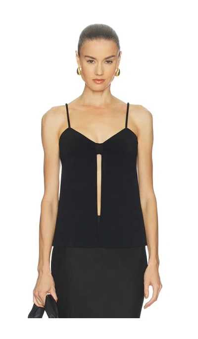Cult Gaia Lennon Top In Black