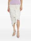 Cult Gaia Leo Skirt In Off White In White