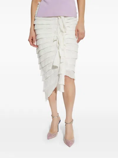 Cult Gaia Leo Skirt In Off White