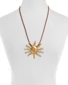 Cult Gaia Leo Sun Necklace, 12