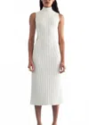 Cult Gaia Leola Knit Dress In Off White In White