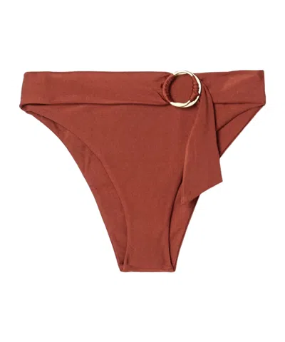 Cult Gaia Lexi Bikini Bottoms In Brown