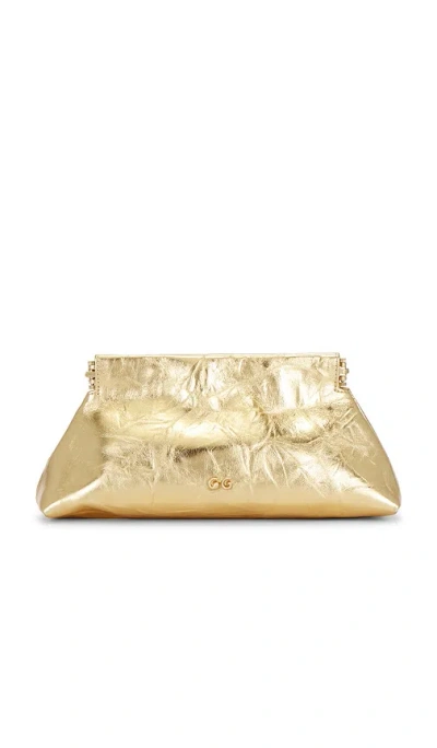 Cult Gaia Lillia Mini Clutch In Gold